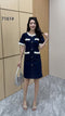 Denim Button Down Short Dress